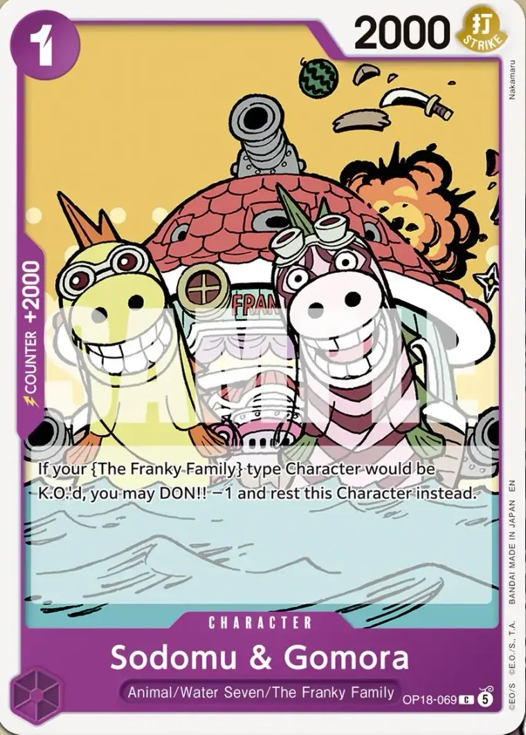 Sodomu & Gomora OP18-069 – One Piece Card Game Character