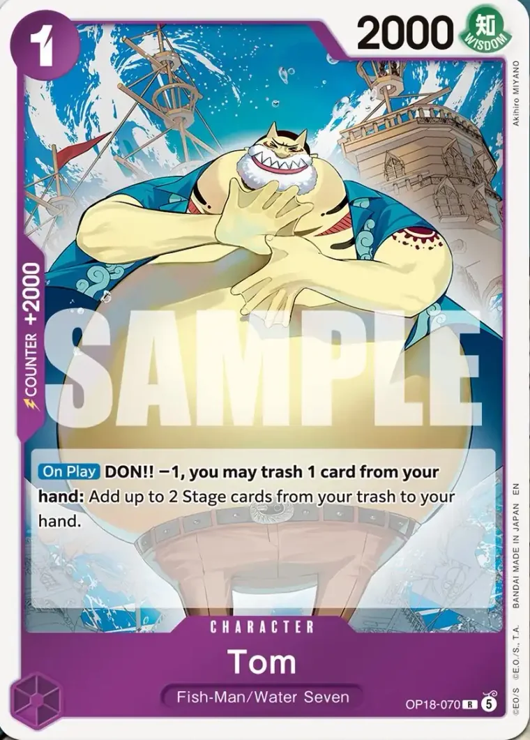 Tom OP18-070 – One Piece Card Game Character