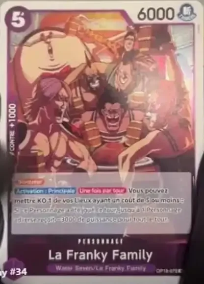 The Franky Family OP18-072 – One Piece Card Game Character