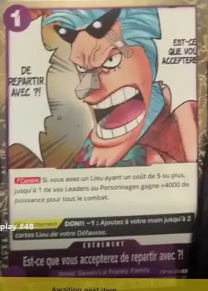 Will You Agree to Leave With It !? OP18-074 – One Piece Card Game Event
