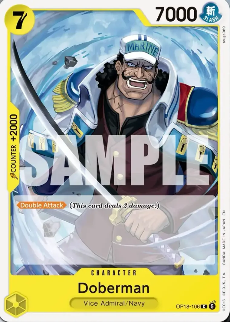 Doberman OP18-106 – One Piece Card Game Character
