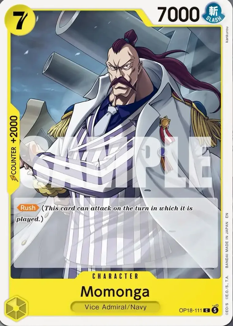 Momonga OP18-111 – One Piece Card Game Character