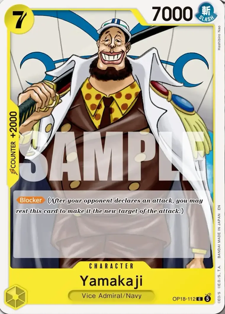 Yamakaji OP18-112 – One Piece Card Game Character