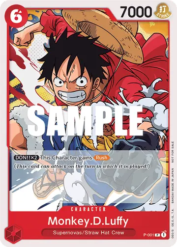 Monkey.D.Luffy P-001 (Alternate art)