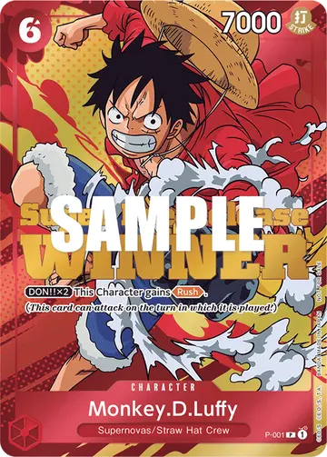 Monkey.D.Luffy P-001 (Alternate art)