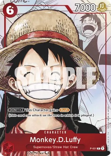 Monkey.D.Luffy P-001 (Alternate art)