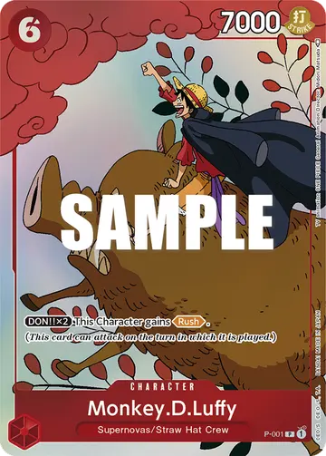 Monkey.D.Luffy P-001 (Alternate art)