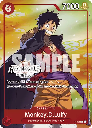 Monkey.D.Luffy P-001 (Alternate art)