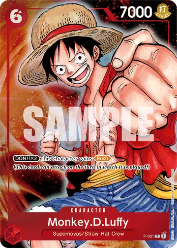 Monkey.D.Luffy P-001 (Alternate art)