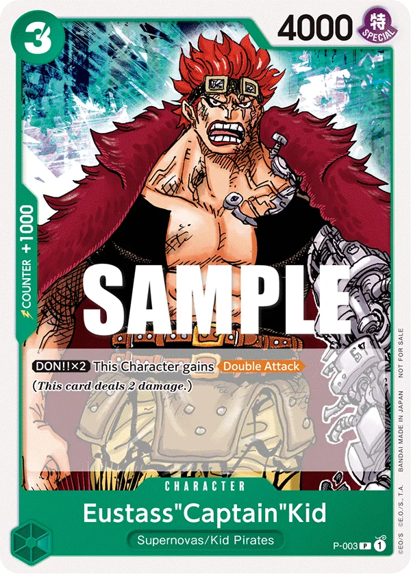 Eustass"Captain"Kid P-003 – One Piece Card Game Character