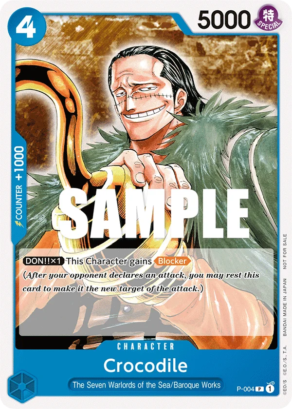 Crocodile P-004 – One Piece Card Game Character
