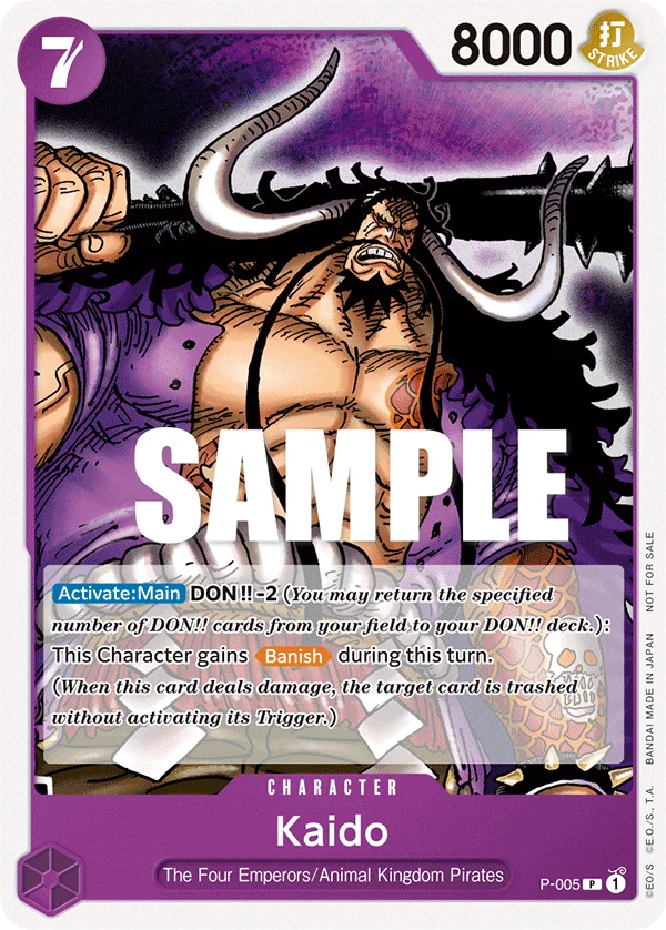 Kaido P-005 – One Piece Card Game Character