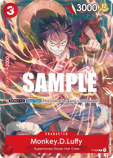 Monkey.D.Luffy P-006