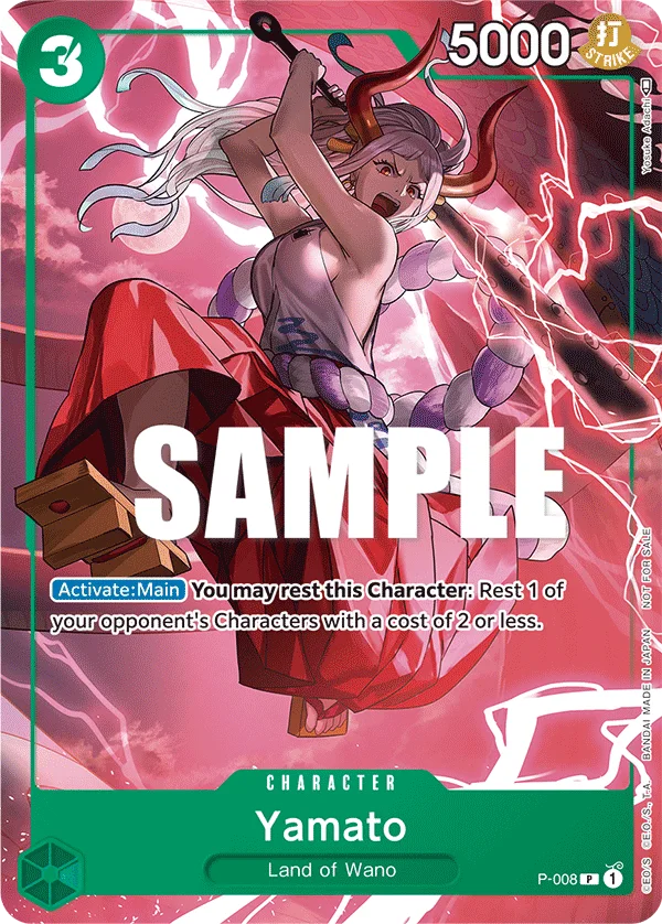 Yamato P-008 – One Piece Card Game Character