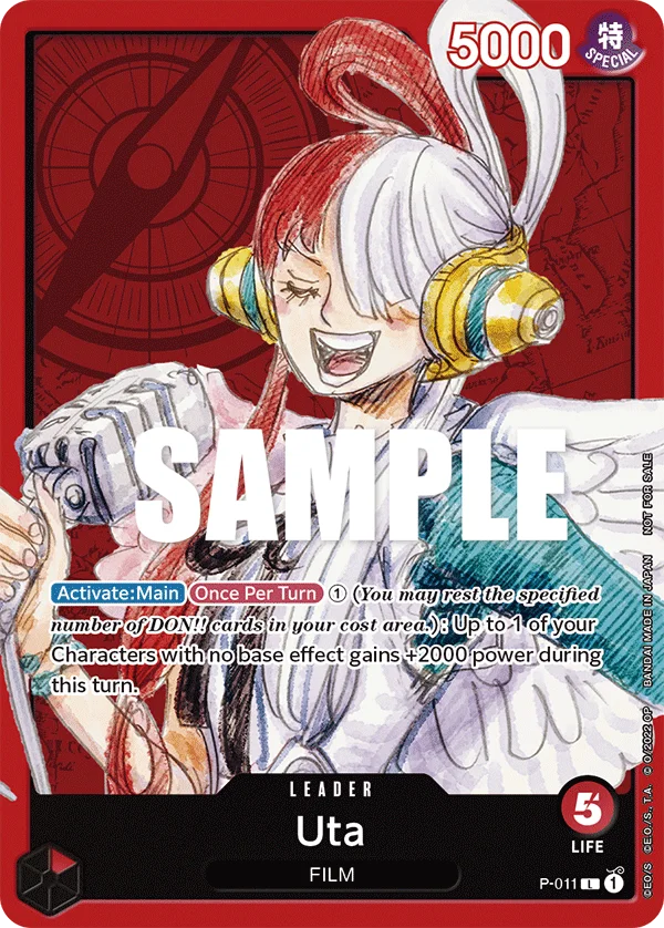 Uta P-011 – One Piece Card Game Leader