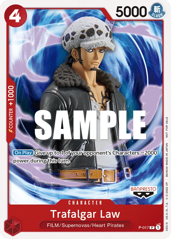 Trafalgar Law P-017 – One Piece Card Game Character