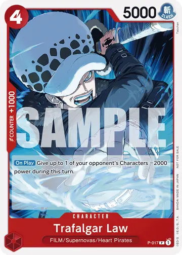 Trafalgar Law P-017 (Alternate art)