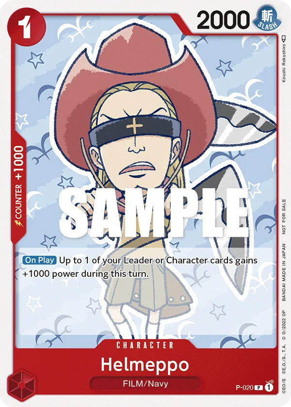 Helmeppo P-020 – One Piece Card Game Character