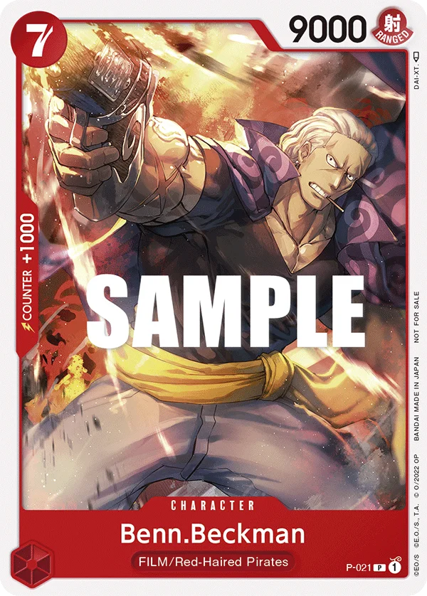 Benn.Beckman P-021 – One Piece Card Game Character
