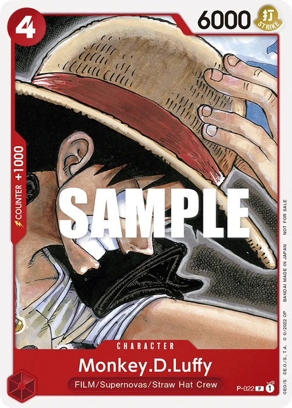 Monkey.D.Luffy P-022 – One Piece Card Game Character