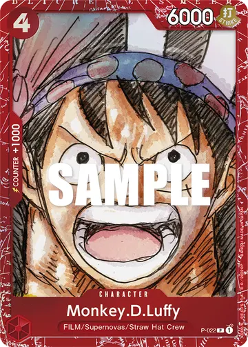 Monkey.D.Luffy P-022 (Alternate art)