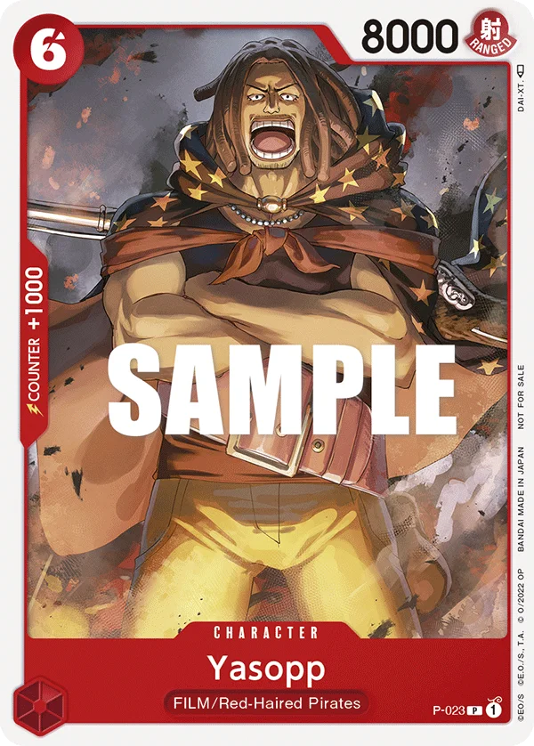 Yasopp P-023 – One Piece Card Game Character