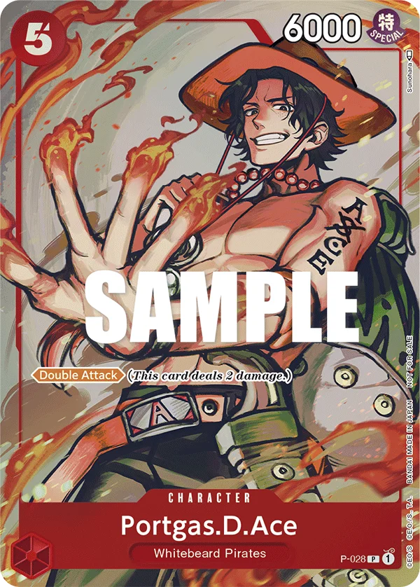Portgas.D.Ace P-028 – One Piece Card Game Character