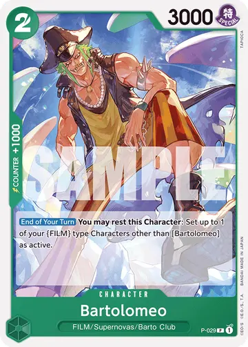 Bartolomeo P-029 (Reprint)