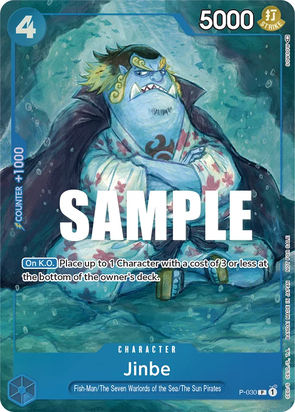 Jinbe P-030 – One Piece Card Game Character