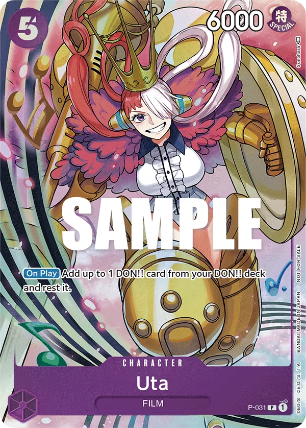 Uta P-031 – One Piece Card Game Character