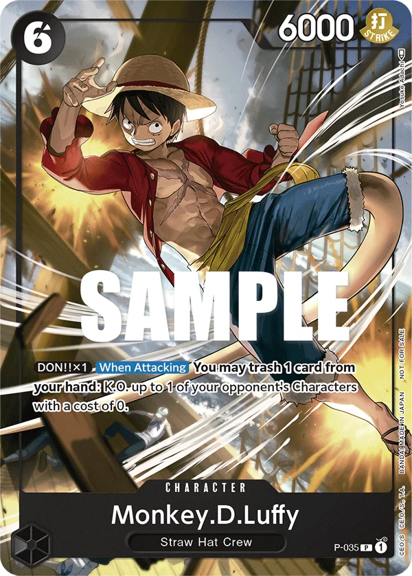 Monkey.D.Luffy P-035 – One Piece Card Game Character