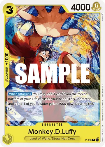 Monkey.D.Luffy P-036