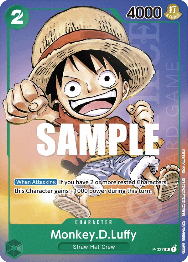Monkey.D.Luffy P-037 – One Piece Card Game Character