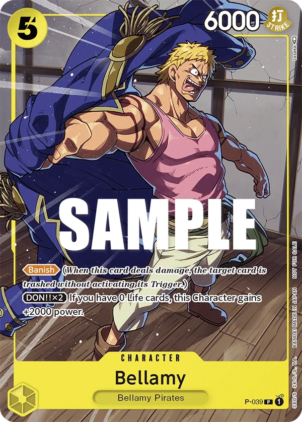 Bellamy P-039 – One Piece Card Game Character
