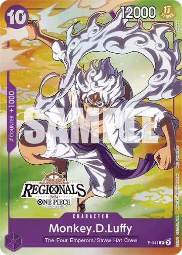 Monkey.D.Luffy P-041 (Alternate art)
