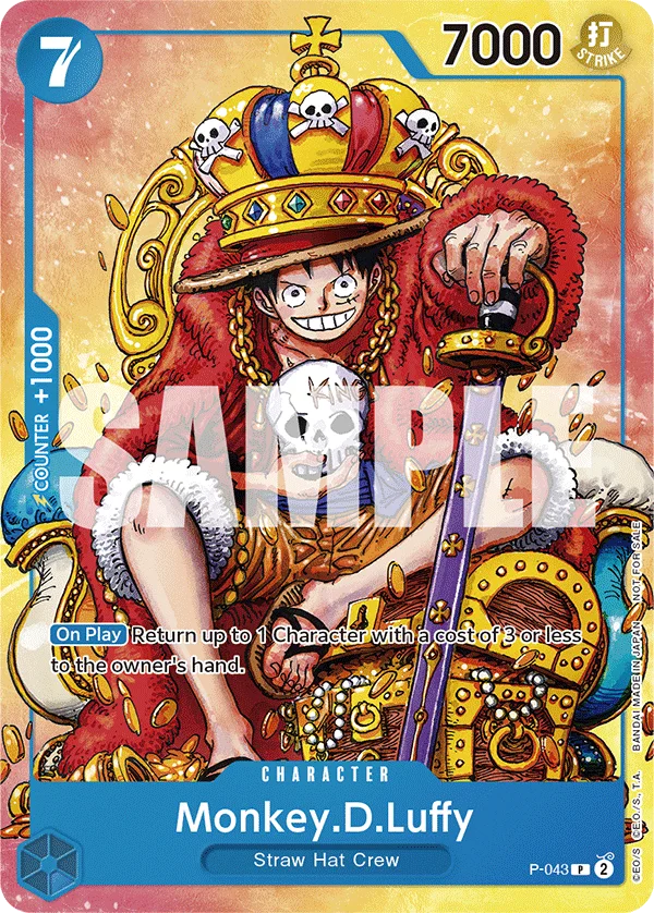 Monkey.D.Luffy P-043 – One Piece Card Game Character