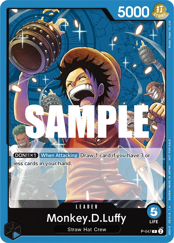 Monkey.D.Luffy P-047 – One Piece Card Game Leader