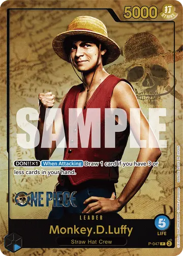Monkey.D.Luffy P-047 (Alternate art)
