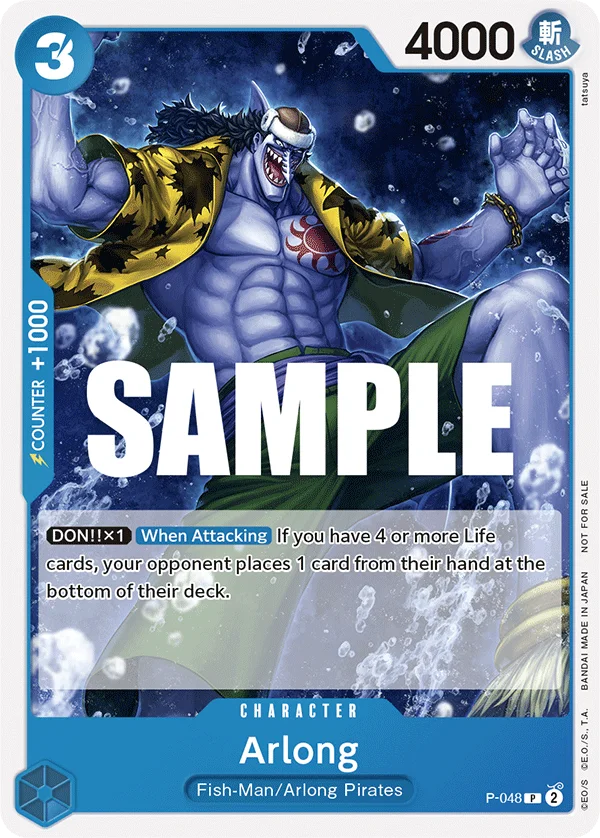 Arlong P-048 – One Piece Card Game Character