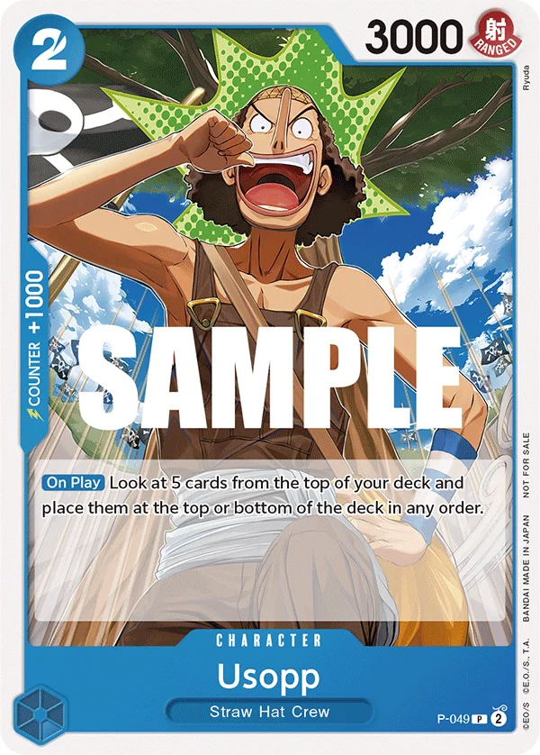 Usopp P-049 – One Piece Card Game Character