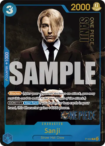 Sanji P-050 (Alternate art)