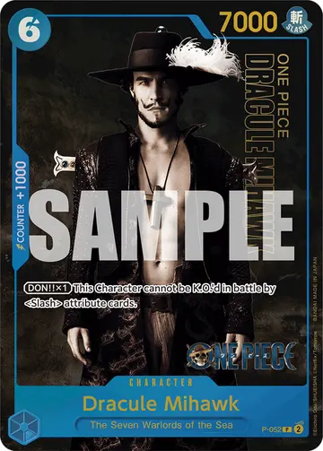 Dracule Mihawk P-052 (Alternate art)