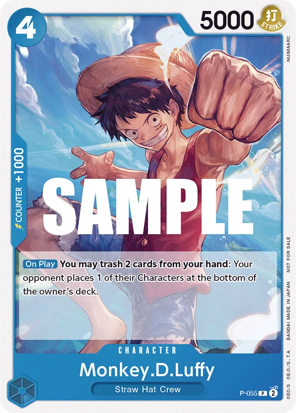 Monkey.D.Luffy P-055 – One Piece Card Game Character