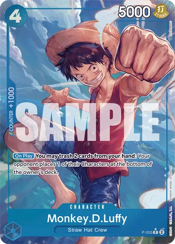 Monkey.D.Luffy P-055 (Alternate art)