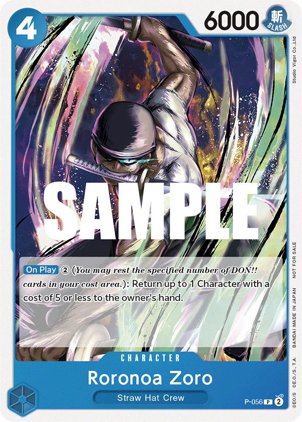 Roronoa Zoro P-056 – One Piece Card Game Character