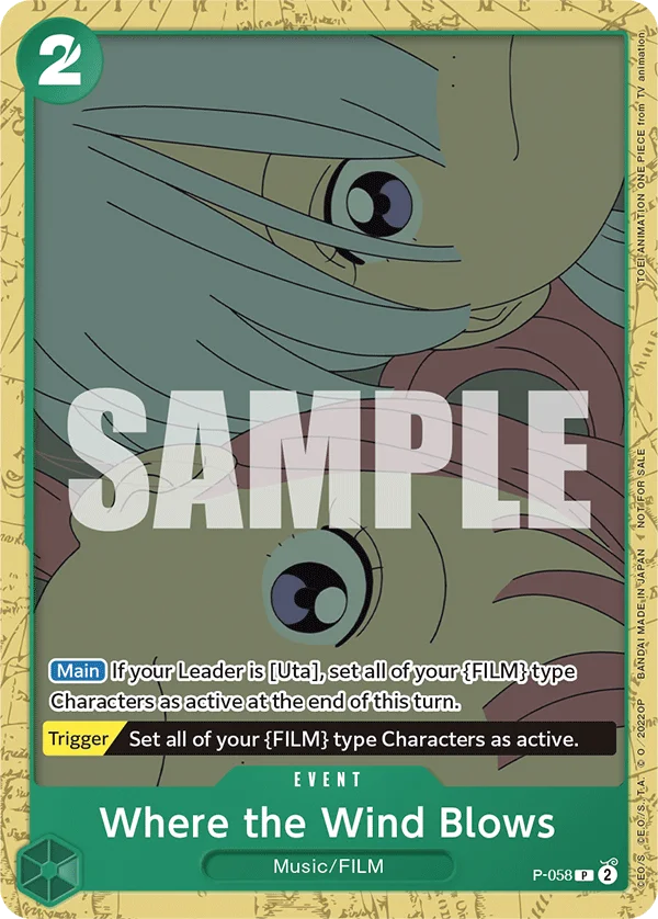 Where the Wind Blows P-058 – One Piece Card Game Event