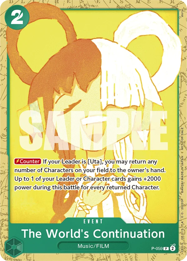 The World's Continuation P-059 – One Piece Card Game Event