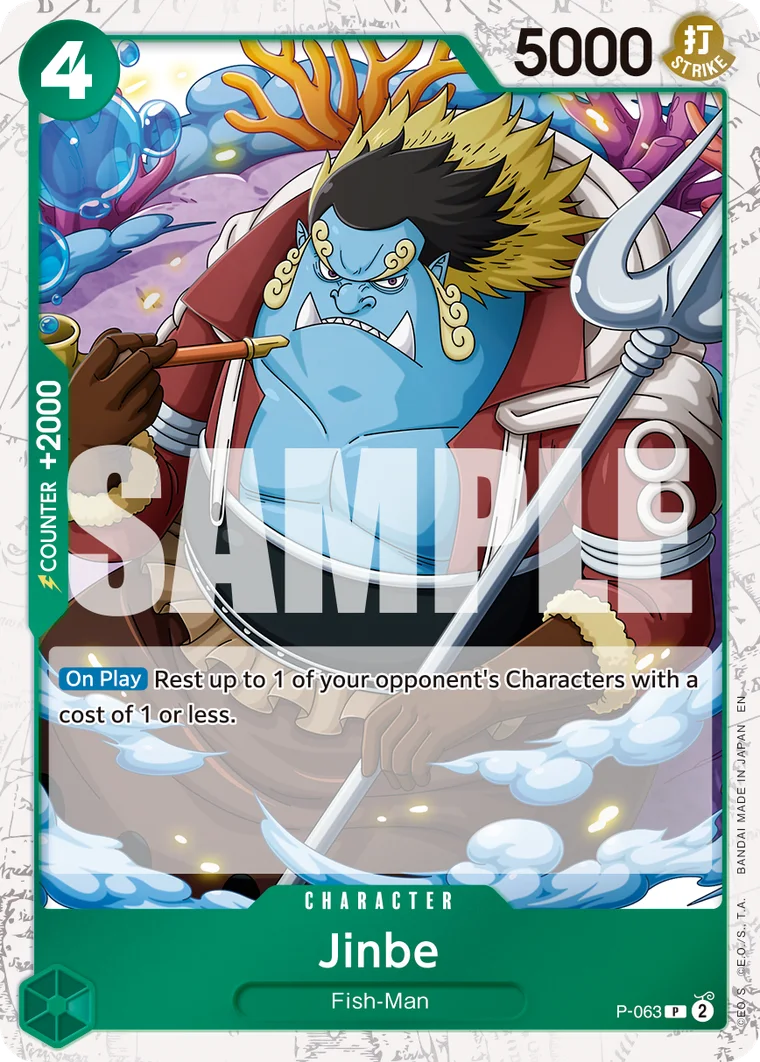 Jinbe P-063 – One Piece Card Game Character