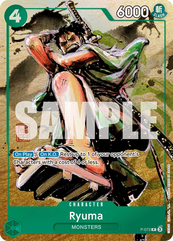 Ryuma P-072 – One Piece Card Game Character