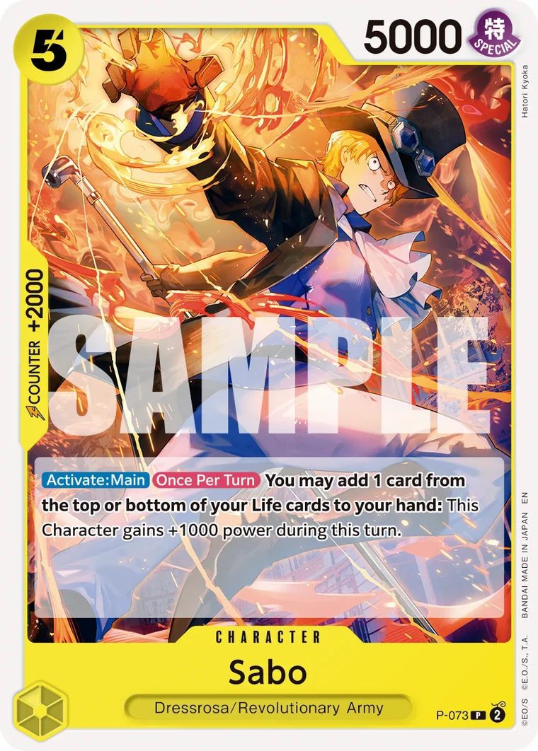 Sabo P-073 – One Piece Card Game Character